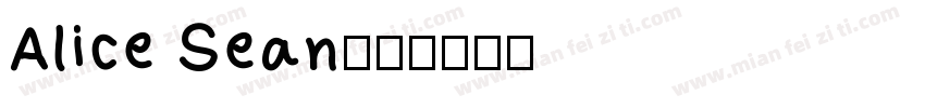 Alice Sean字体转换